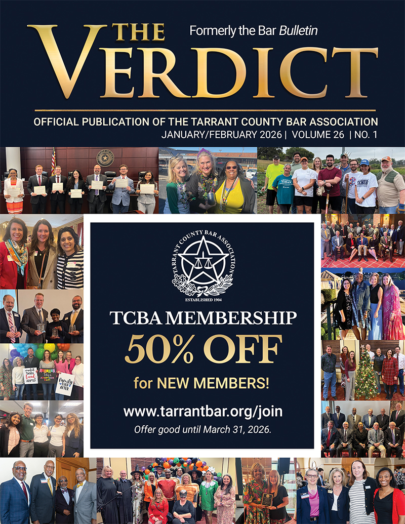 The Verdict magazine cover