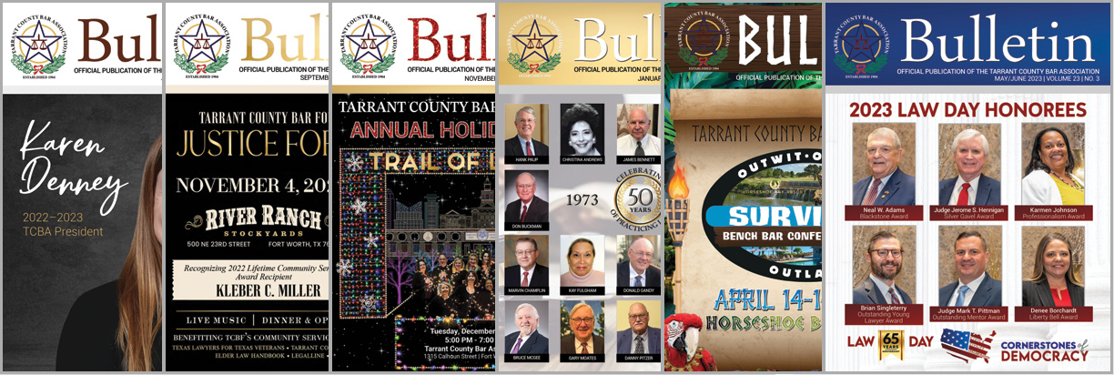 Bulletin covers